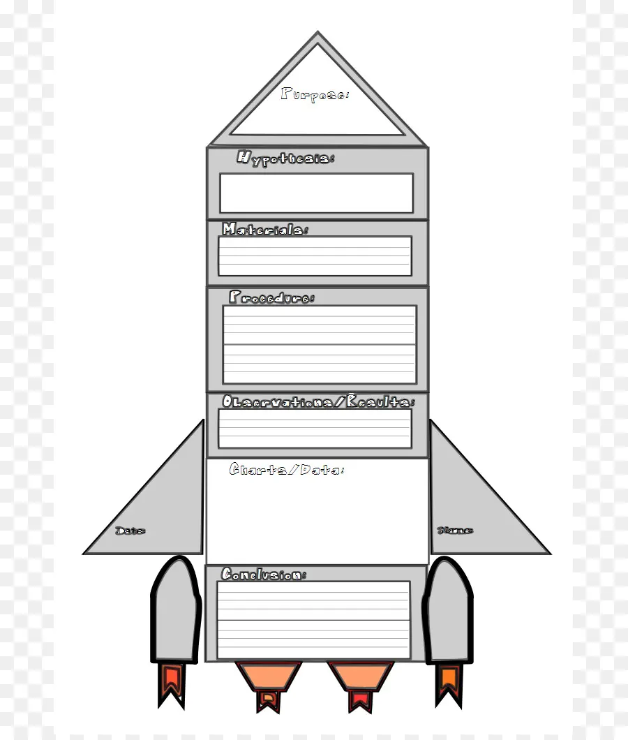 Gráfico De Cohetes，Diagrama PNG