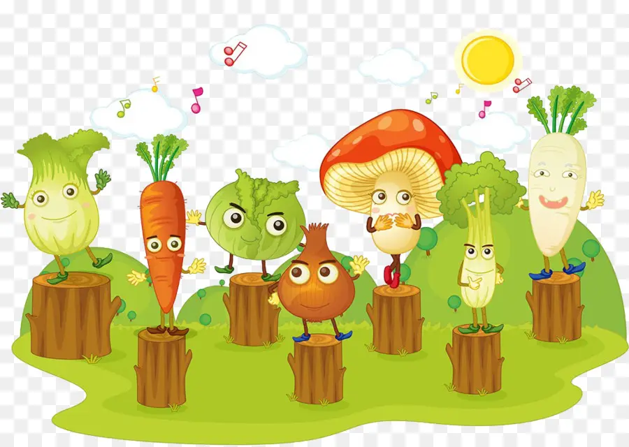 Verduras，Personajes PNG