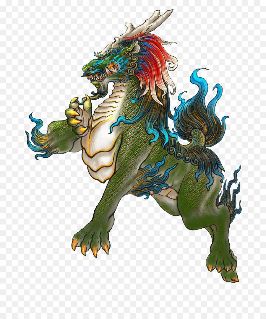 Dragón，Verde PNG