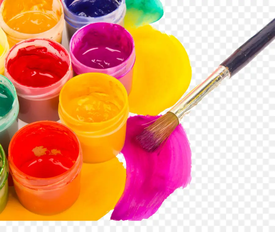 Pinturas Coloridas，Cepillar PNG