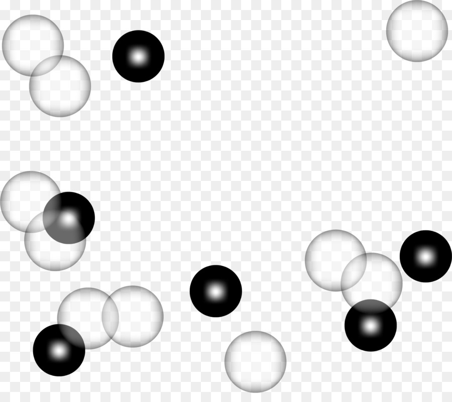 Esferas Negras，Flotante PNG