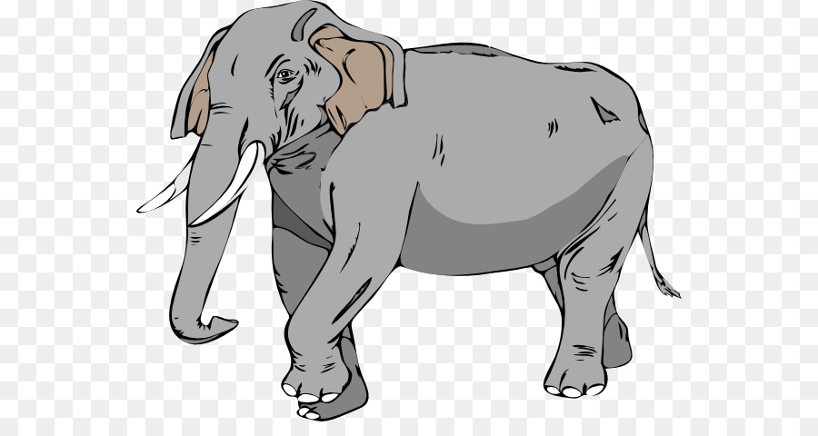 Elefante De Dibujos Animados，Elefante PNG