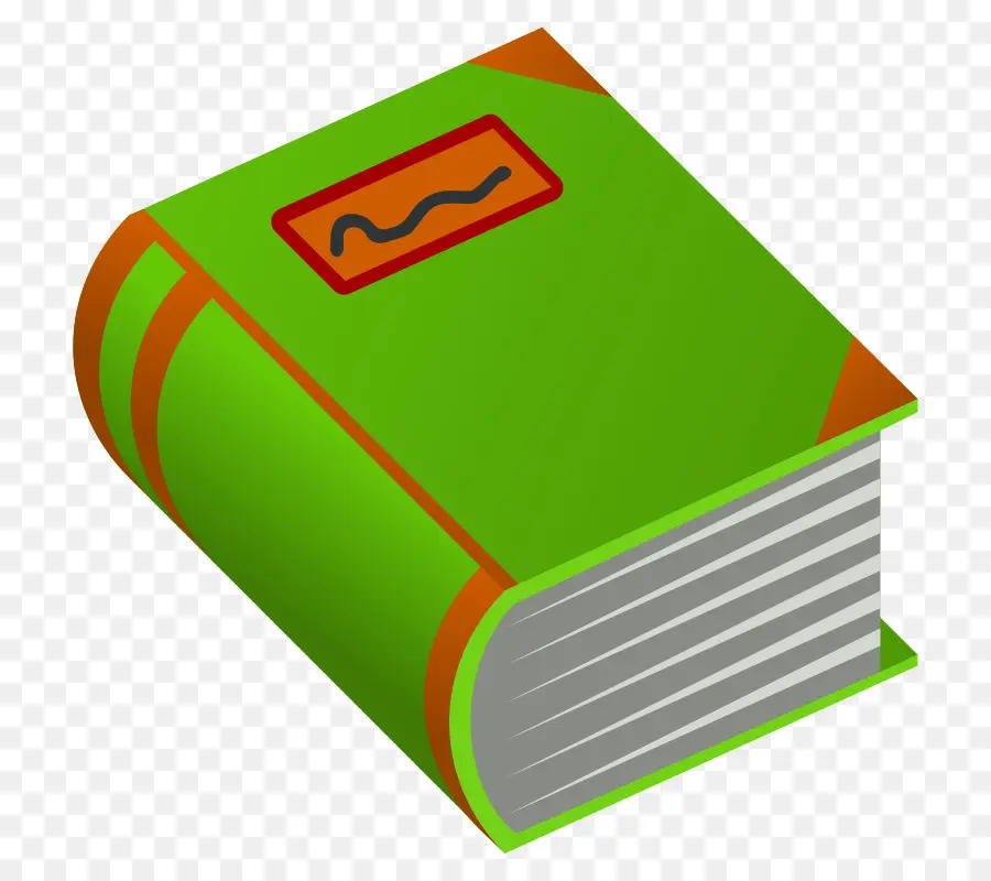 Libro Verde，Grueso PNG