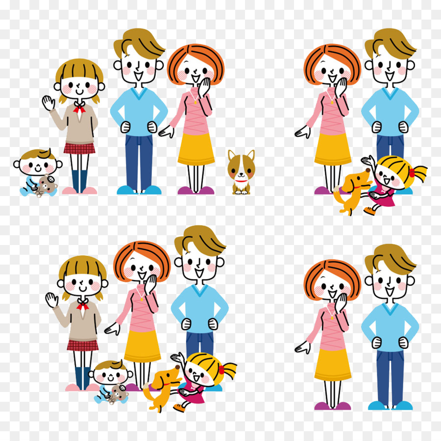 Familia，Dibujos Animados PNG