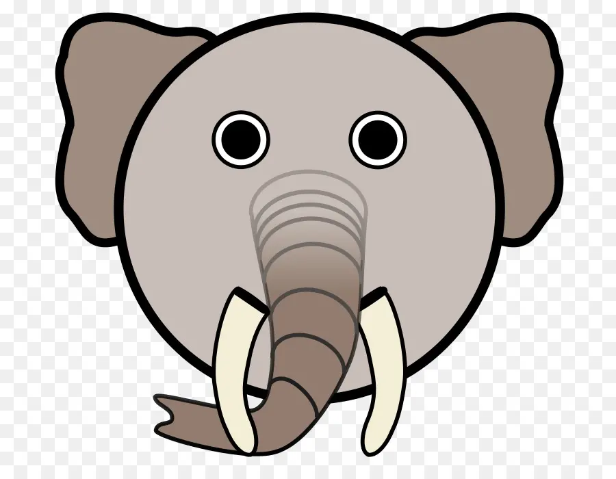 Cara De Elefante，Dibujos Animados PNG