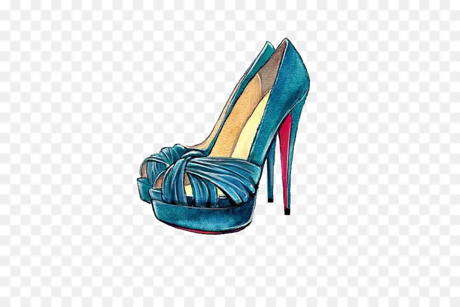 La Moda Cuaderno De Bocetos，Highheeled Calzado PNG