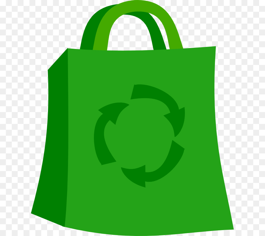 Bolsa De Reciclaje Verde，Respetuoso Del Medio Ambiente PNG