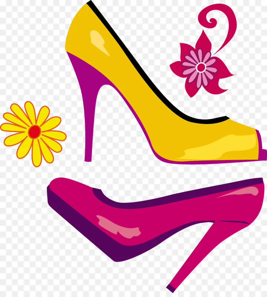 Tacones Altos Rosados，Moda PNG