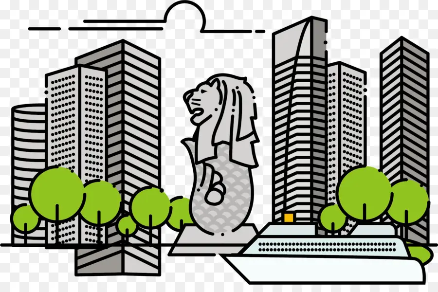 Paisaje Urbano，Edificios PNG