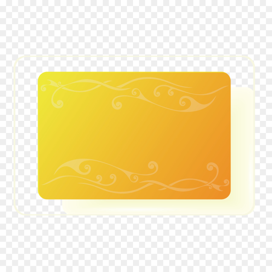 Tarjeta Dorada，Decorativo PNG