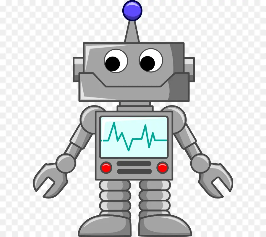 Lindo Robot，Dibujos Animados PNG