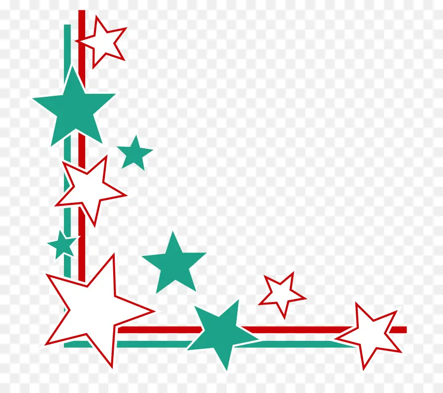 Estrellas，Borde PNG