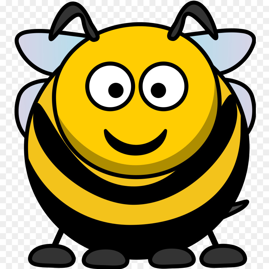 Abeja De Dibujos Animados，Amarillo PNG