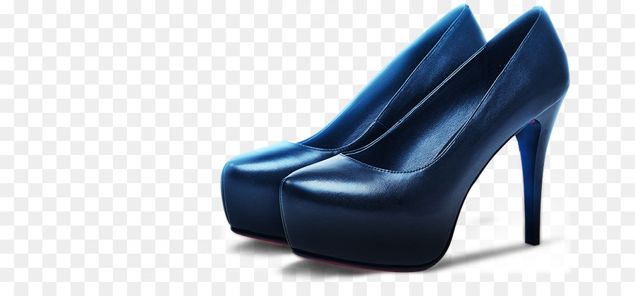 Highheeled Calzado，Azul PNG