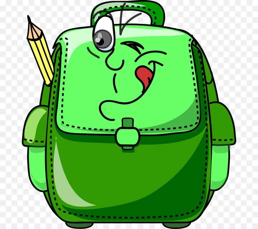 Mochila Verde，Lápiz PNG