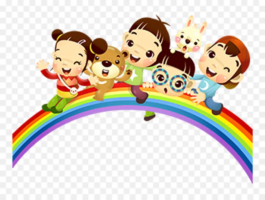 Niños En El Arcoiris，Niños PNG