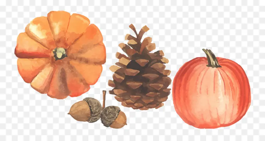 Otoño，Pintura A La Acuarela PNG