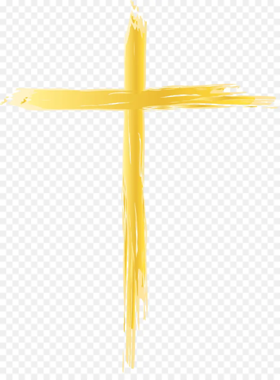 Crucifijo，Amarillo PNG