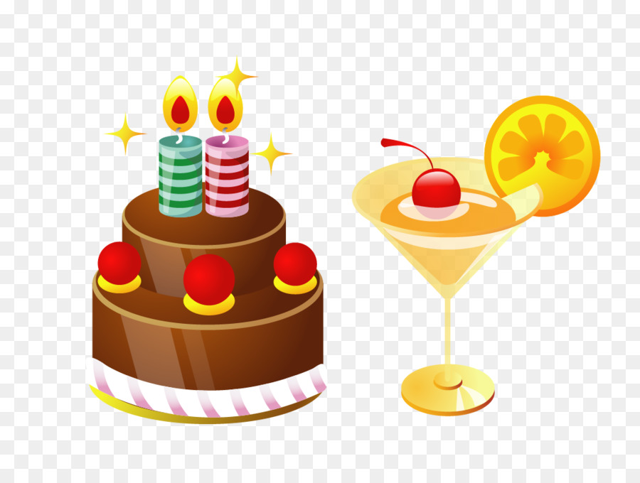 Pastel De Cumpleaños，Tarta PNG