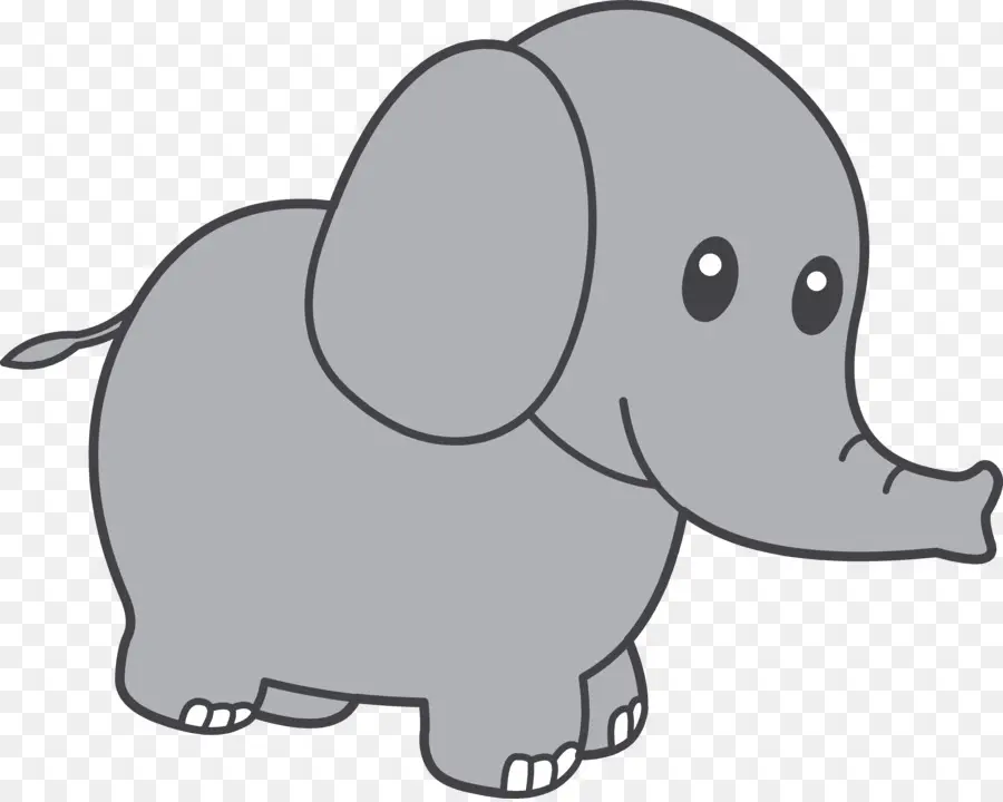 Elefante De Dibujos Animados，Animal PNG