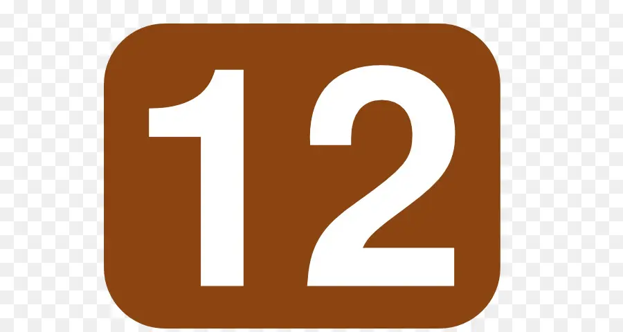 Numero 12，Dígito PNG