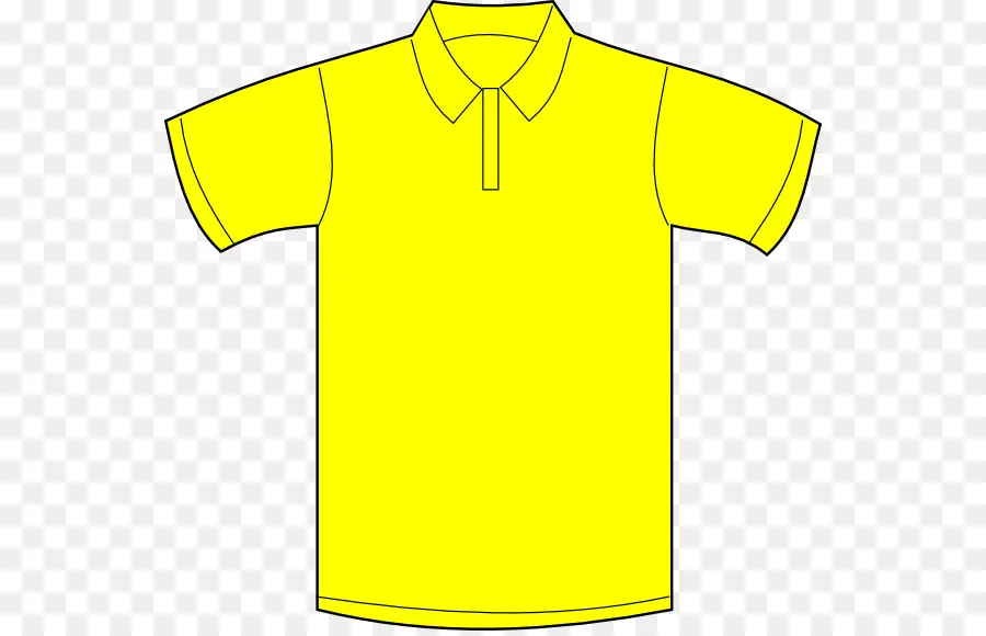 Polo Amarillo，Cuello PNG