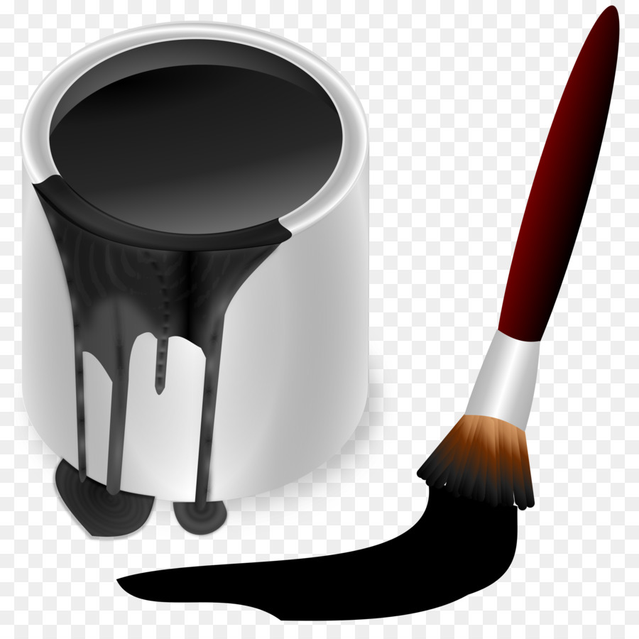 Lata De Pintura，Brocha PNG