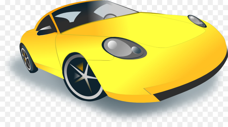 Carro Amarillo，Automóvil PNG