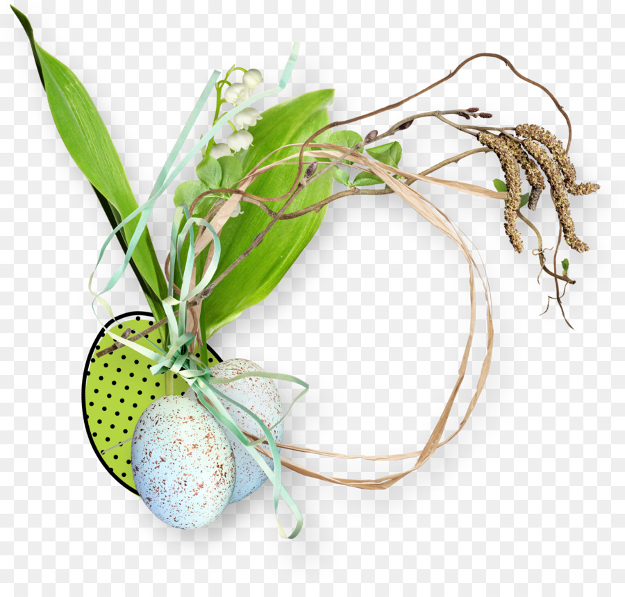 Huevos Decorados，Pascua De Resurrección PNG