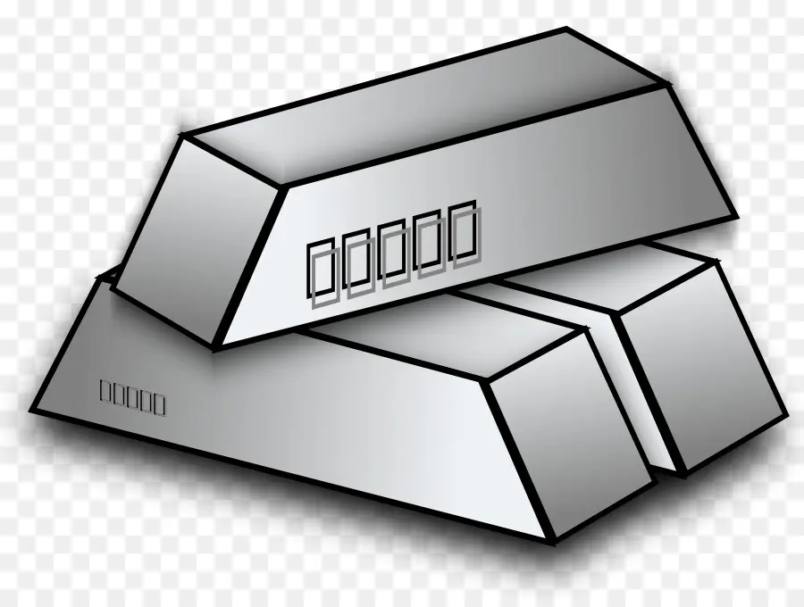 Barras De Plata，Metal PNG