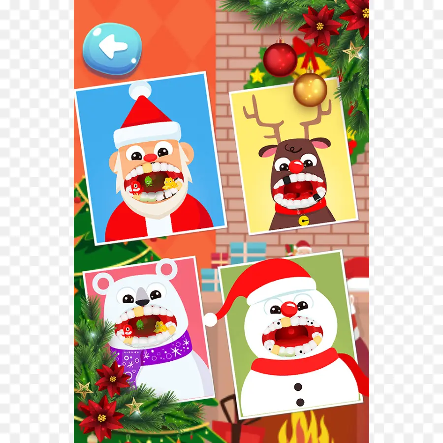 Dentista De Navidad De Doctor Juego，Santa Claus PNG