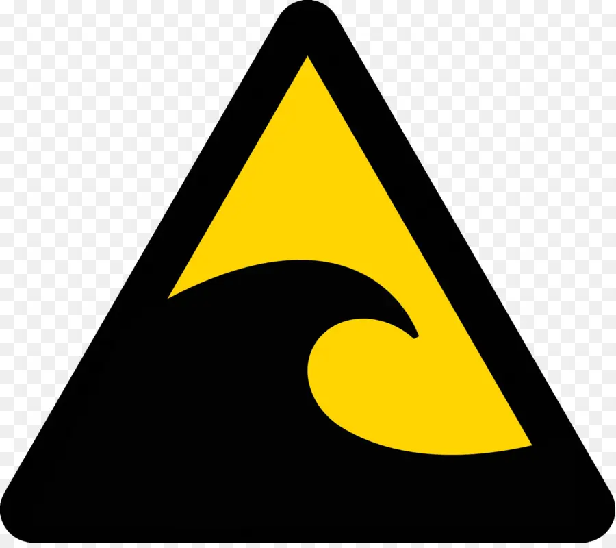 Señal De Advertencia De Tsunami，Advertencia PNG