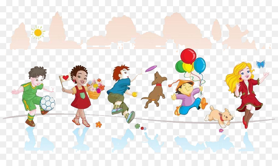 Niños Jugando，Globos PNG