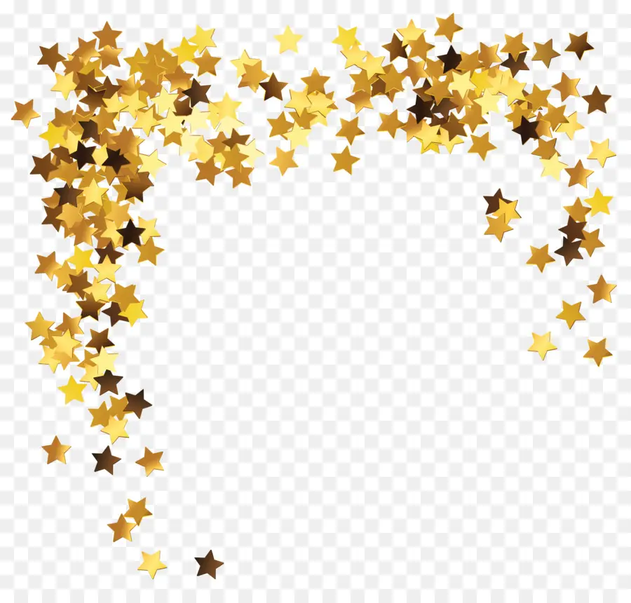 Estrella，Oro PNG