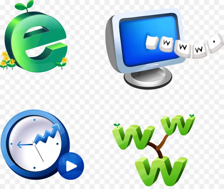 Iconos De Internet，Web PNG