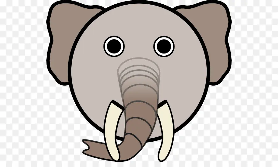 Cara De Elefante，Dibujos Animados PNG