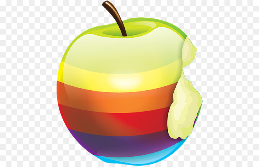 Manzana Arcoiris，Vistoso PNG