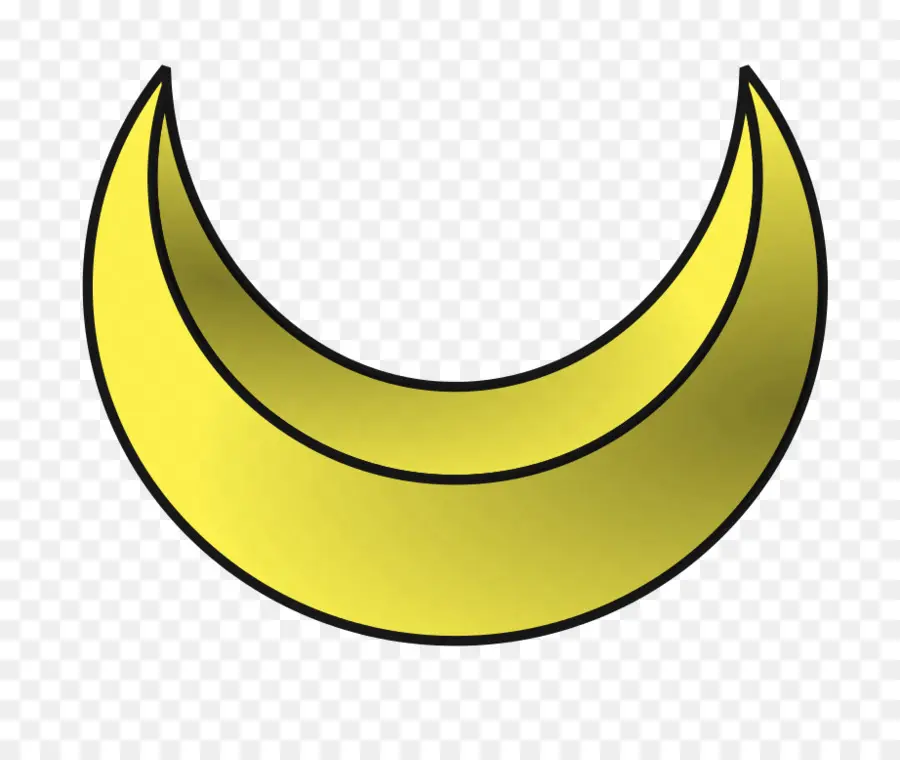 Media Luna Amarilla，Luna PNG