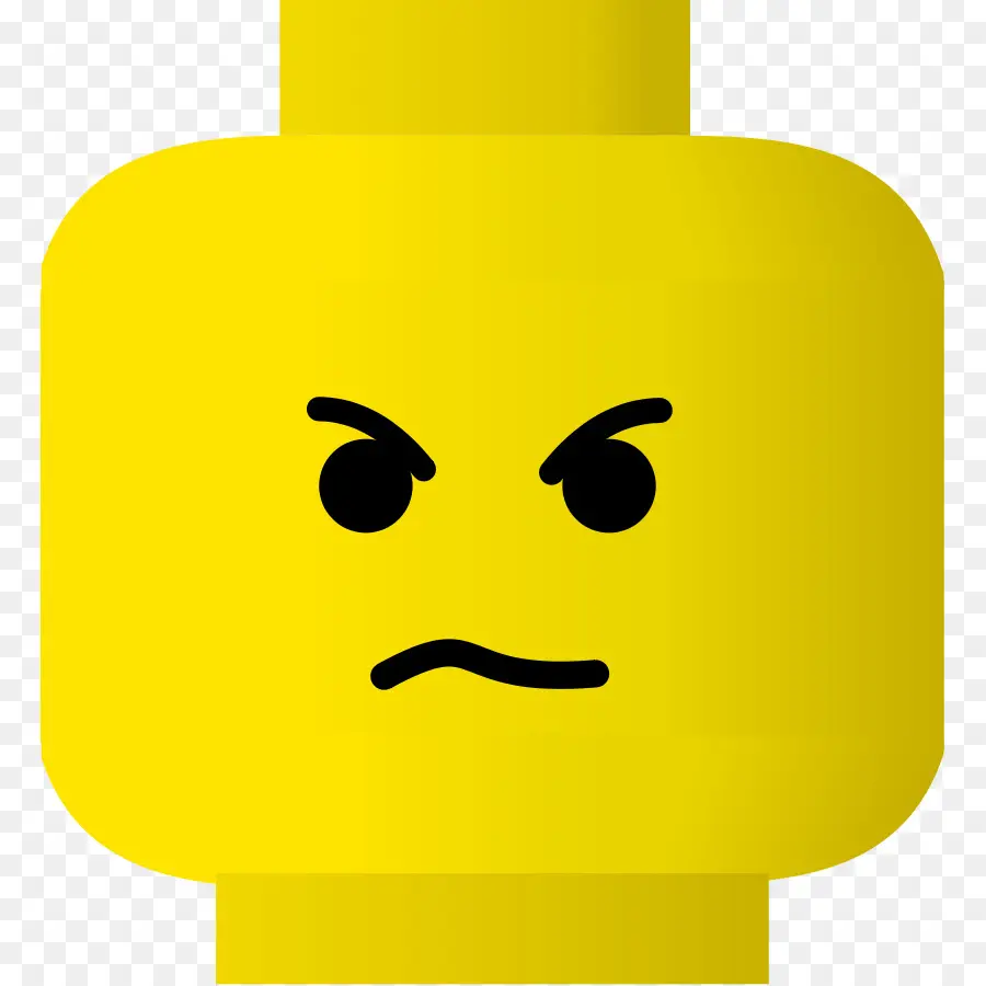 Cabeza De Lego，Amarillo PNG