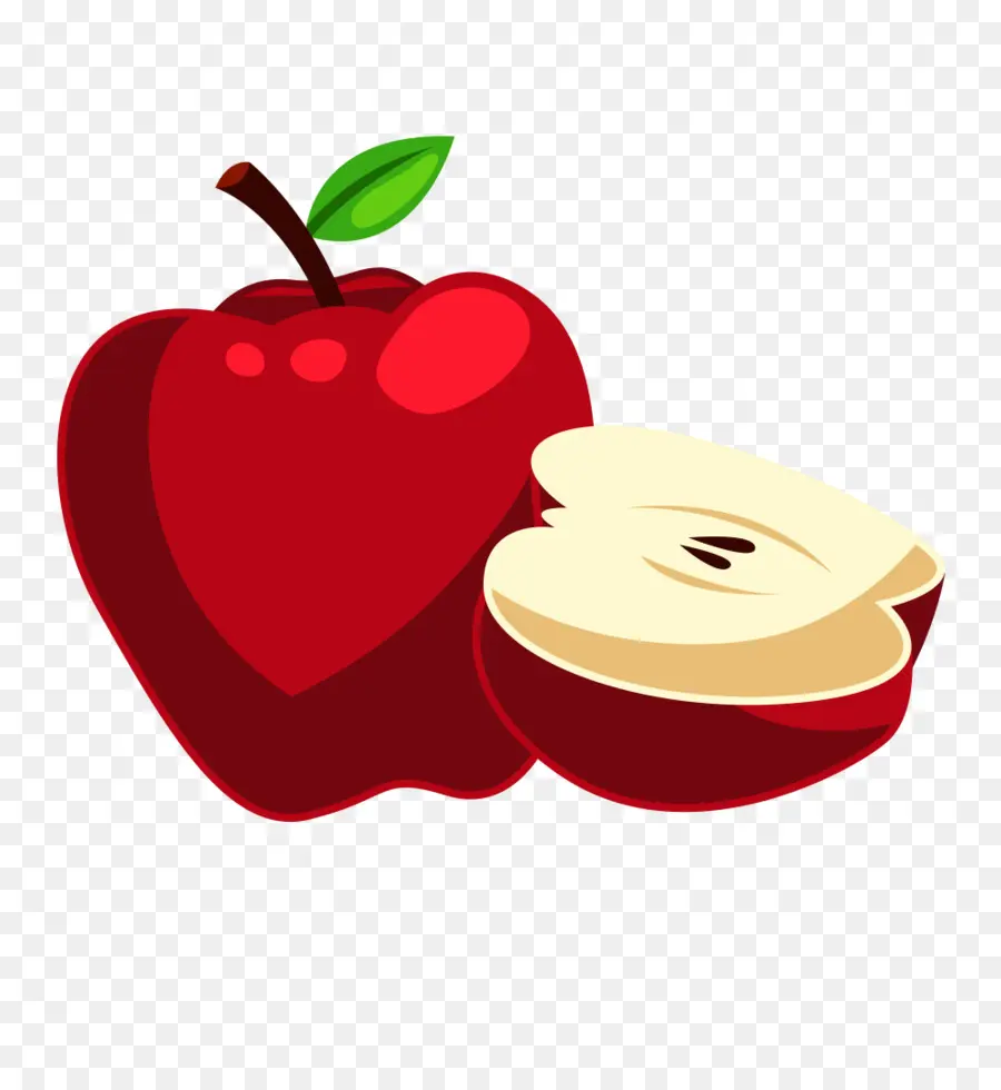 Manzana Y Rebanada，Manzana PNG