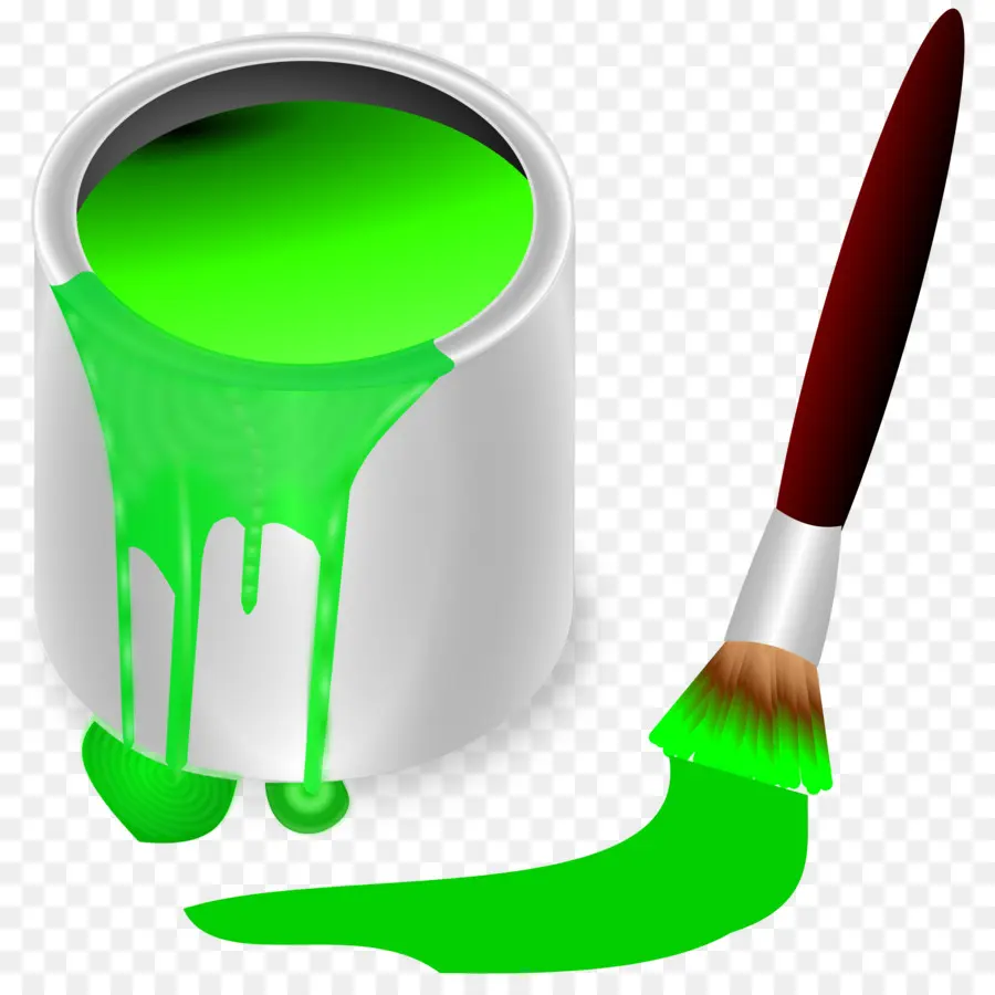 Pintura Verde，Pintar PNG