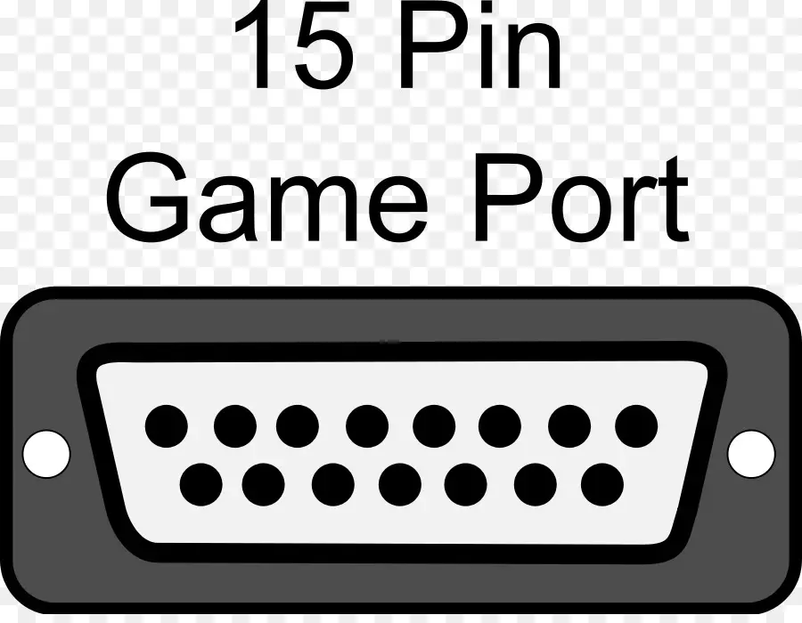 Puerto De Juego De 15 Pines，Conector PNG