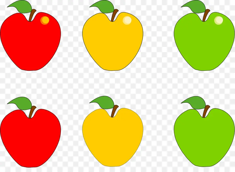 Apple，Amarillo PNG