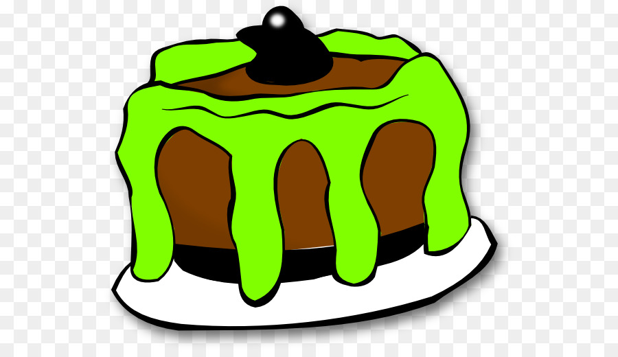 Pastel De Glaseado Verde，Postre PNG