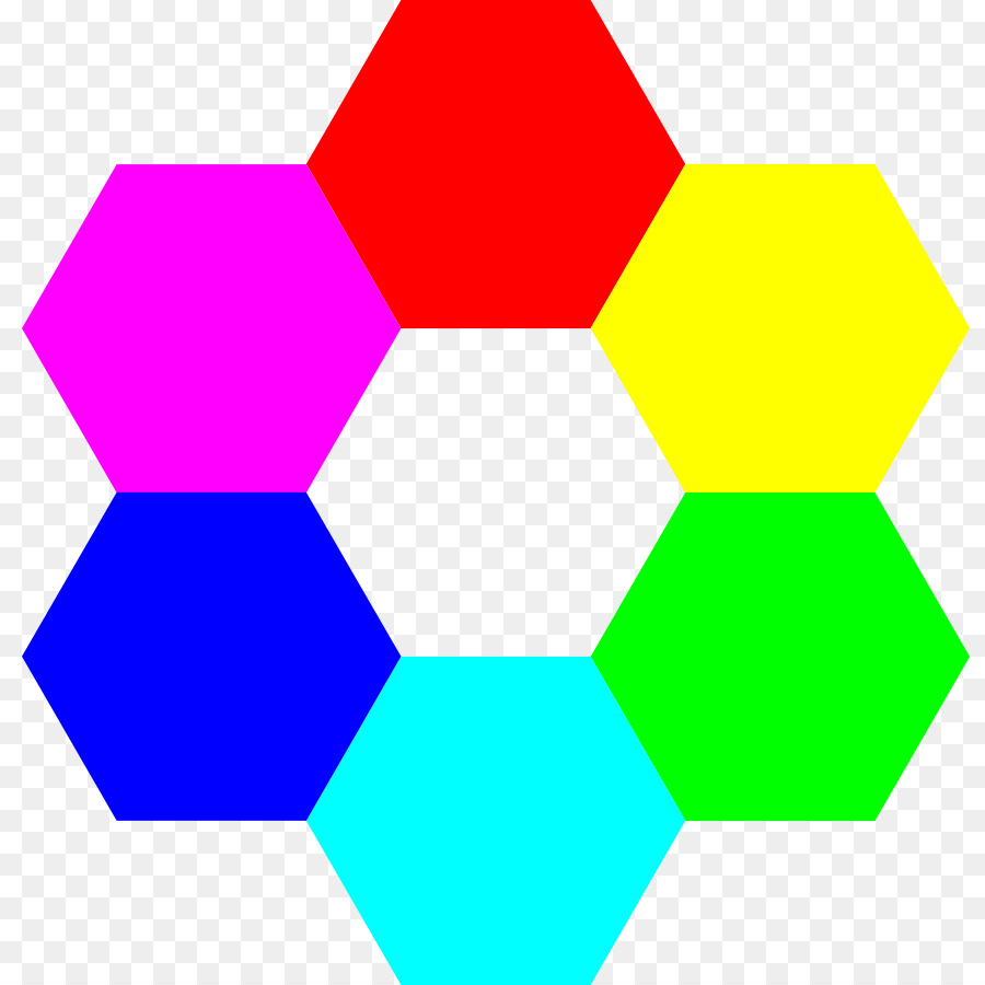 Color，Hexágono PNG