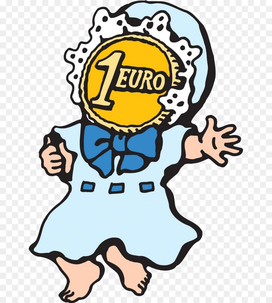 Bebé De Monedas De Euro，Dinero PNG