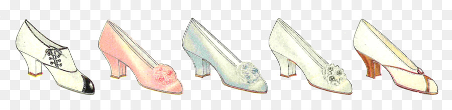 Colección De Zapatos Antiguos，Calzado PNG