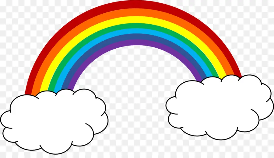 Arco Iris Con Arco，Nubes PNG