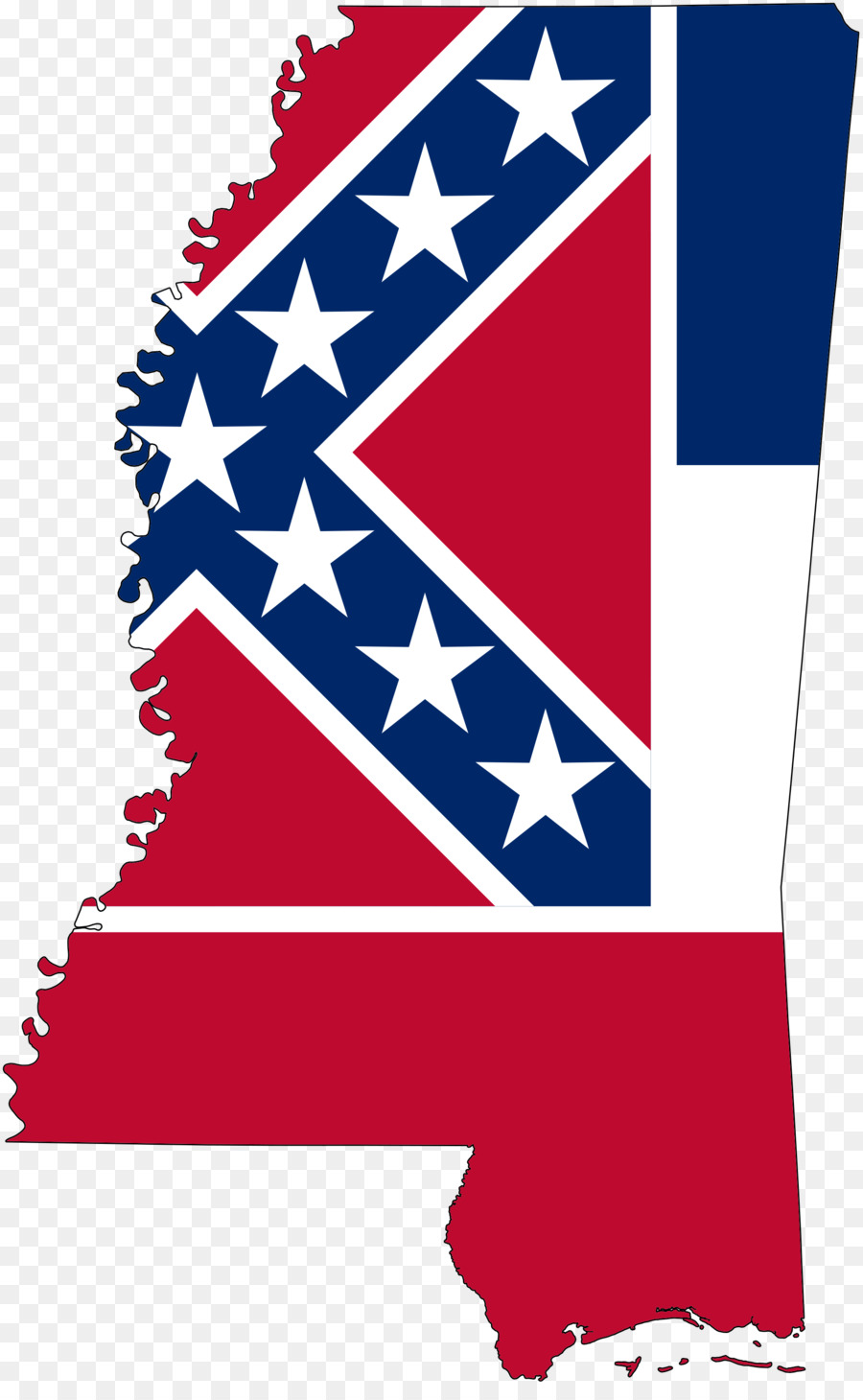 Mississippi，Bandera De Mississippi PNG