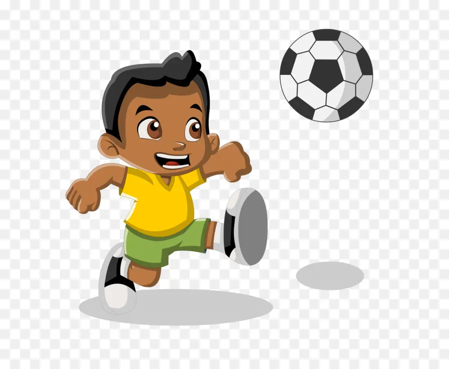 Niño Jugando Futbol，Chico PNG